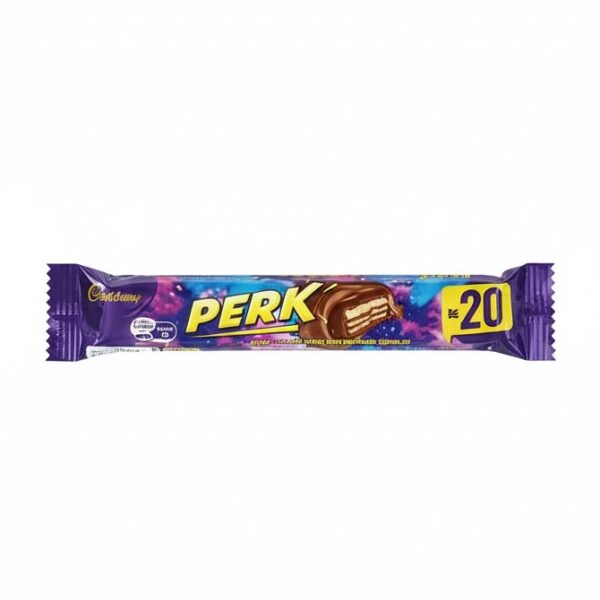 Perk Chocolate Bar – Smooth & Crunchy Milk Chocolate Snack