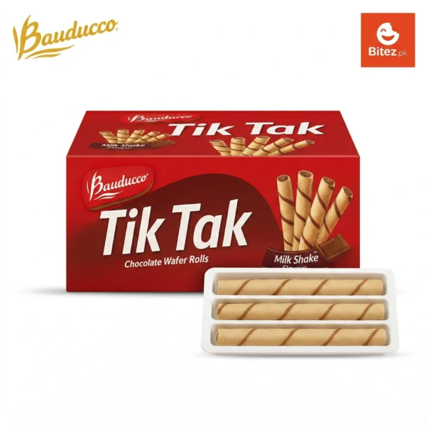 Tik Tak Chocolate Wafer Rolls Milk Shake Flavor