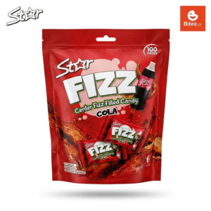 Star Fizz Cola Center Filled Candy 100 Pieces pack on Bitez.pk